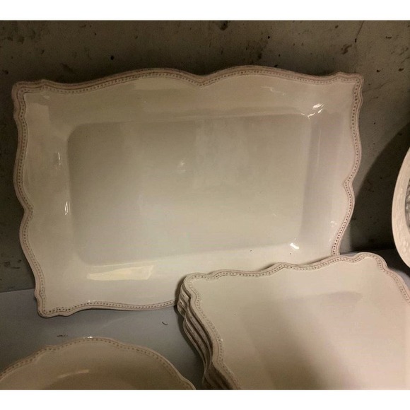 Four Place Settings of Pierre Deux Dinnerware Handcrafted Earthenware 22 Pieces - Picture 3 of 6